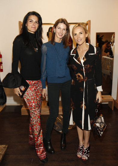 Angie Harmon, Elizabeth Lindemann, and Tory Burch