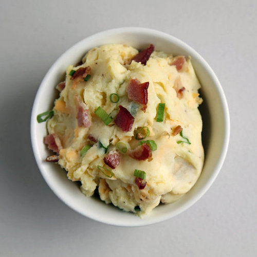 Mashed Potatoes With Bacon, Cheddar, and Scallions Mashed Potatoes With Bacon, Cheddar, and Scallions