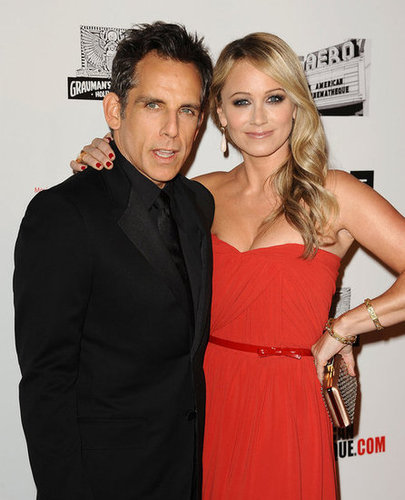 Ben Stiller and wife Christine Taylor attended the American Cinematheque Awards.
Ben Stiller and wife Christine Taylor attended the American Cinematheque Awards.