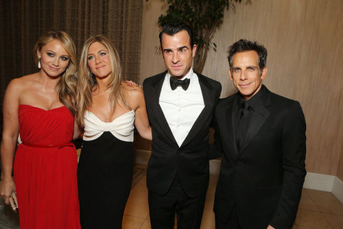 Ben Stiller Accepts a Major Award With Jen, Justin, and Friends Ben Stiller Accepts a Major Award With Jen, Justin, and Friends