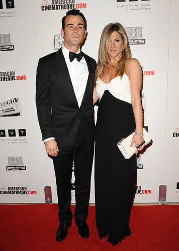 Justin Theroux and Jennifer Aniston attended the American Cinematheque Awards.
Justin Theroux and Jennifer Aniston attended the American Cinematheque Awards.