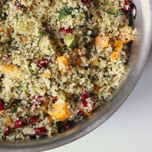 Zucchini, Squash, and Mint Quinoa Stuffing Zucchini, Squash, and Mint Quinoa Stuffing