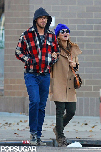 Ryan Gosling and Eva Mendes Keep Things Hot in Cold NYC Ryan Gosling and Eva Mendes Keep Things Hot in Cold NYC