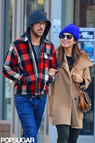 Ryan Gosling and Eva Mendes were together in NYC.
Ryan Gosling and Eva Mendes were together in NYC.