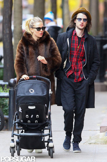 Sienna Miller and Tom Sturridge took Marlowe Sturridge for a walk. Sienna Miller and Tom Sturridge took Marlowe Sturridge for a walk.