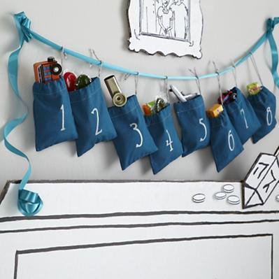 The Land of Nod Hanukkah Countdown Goodie Bags