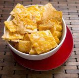 Cheesy Phyllo Crackers Cheesy Phyllo Crackers