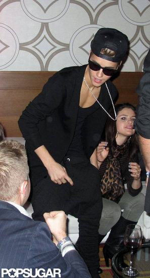 Selena Gomez joined Justin Bieber at the American Music Awards afterparty.
Selena Gomez joined Justin Bieber at the American Music Awards afterparty.