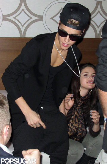 Justin Bieber hung out with Selena Gomez at the American Music Awards afterparty.
Justin Bieber hung out with Selena Gomez at the American Music Awards afterparty.
