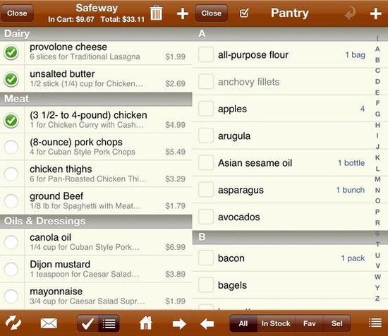 The Grocery Planner