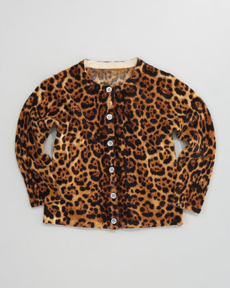 Cashmere Leopard Print Cardigan Cashmere Leopard Print Cardigan