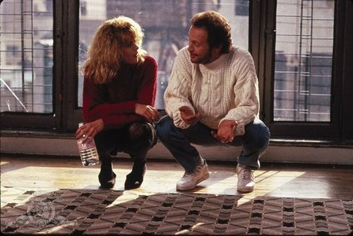 Sally Albright, When Harry Met Sally
Sally Albright: "The first date back is always the toughest, Harry."
Harry Burns: "You only had one date. How do you know it's not going to get worse?"
Sally Albright: "How much worse can it get than finishing dinner, having him reach over, pull a hair out of my head and start flossing with it at the table?"
Sally Albright, When Harry Met Sally
Sally Albright: "The first date back is always the toughest, Harry."
Harry Burns: "You only had one date. How do you know it's not going to get worse?"
Sally Albright: "How much worse can it get than finishing dinner, having him reach over, pull a hair out of my head and start flossing with it at the table?"