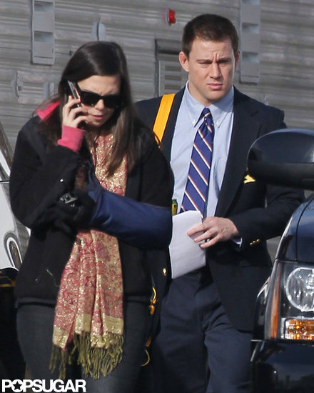 Channing Tatum reported to his new set in Pittsburgh.
Channing Tatum reported to his new set in Pittsburgh.