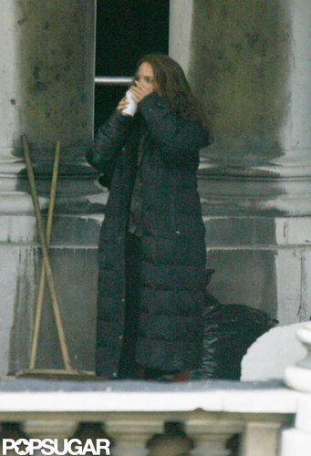 Natalie Portman was on set in London.
Natalie Portman was on set in London.