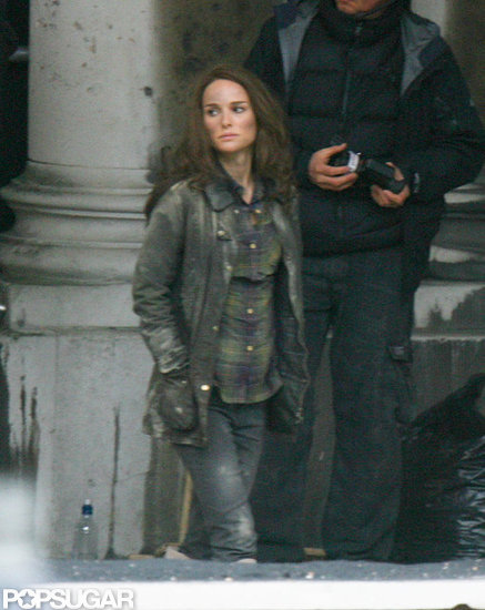 Natalie Portman wore a short and jacket to film Thor: The Dark World in London.
Natalie Portman wore a short and jacket to film Thor: The Dark World in London.
