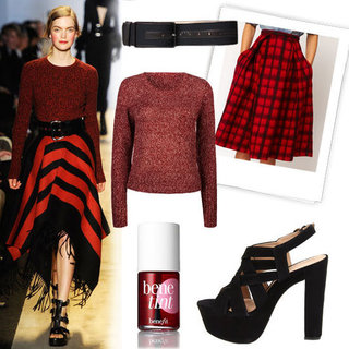 Michael Kors Plaid Skirt Fall 2012
