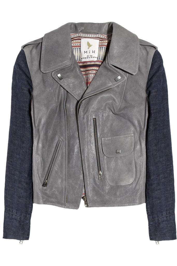MiH Jeans's Denim-Sleeved Leather Biker Jacket ($925) is the perfect blend of laid-back denim jacket and badass biker cool. The gray-toned leather is a nice alternative to basic black, and it would look great over an LBD for holiday parties.
— Britt Stephens, assistant editor
MiH Jeans's Denim-Sleeved Leather Biker Jacket ($925) is the perfect blend of laid-back denim jacket and badass biker cool. The gray-toned leather is a nice alternative to basic black, and it would look great over an LBD for holiday parties.
— Britt Stephens, assistant editor