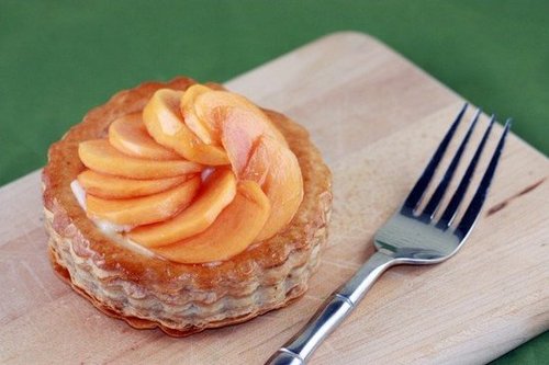 Persimmon Honey Ginger Tart