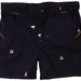 Hartstrings Embroidered Twill Flat Front Shorts