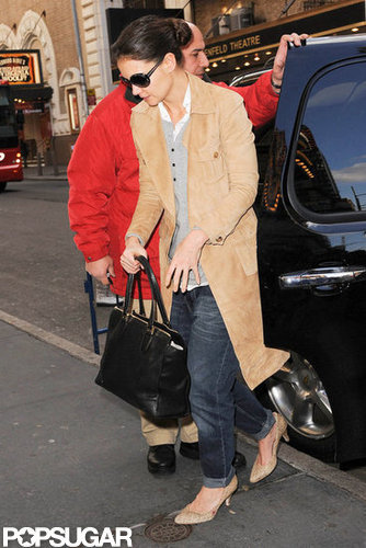 Katie Holmes Is All Smiles on the Eve of Her Broadway Debut Katie Holmes Is All Smiles on the Eve of Her Broadway Debut