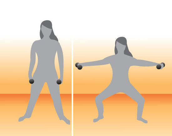 Plié Squats
