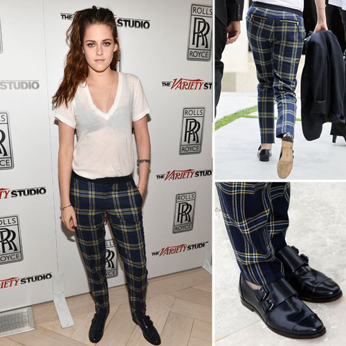 Kristen Stewart in Juicy Couture Plaid Pants (Pictures)