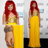 Pictures of Sarah DeBono in Rachel Gilbert at the 2012 ARIAs