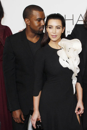 Kanye West showed Kim Kardashian love during Paris Fashion Week in July 2012.
Kanye West showed Kim Kardashian love during Paris Fashion Week in July 2012.