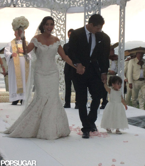 Mario Lopez and Courtney Mazza had their 2-year-old daughter by their side as they tied the knot near Punta Mita, Mexico, in December.
Mario Lopez and Courtney Mazza had their 2-year-old daughter by their side as they tied the knot near Punta Mita, Mexico, in December.