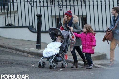 Isla Fisher Shares a Chilly Girls' Day Out With Olive and Elula Isla Fisher Shares a Chilly Girls' Day Out With Olive and Elula