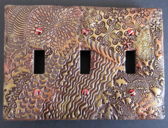 Triple switch plate cover Triple switch plate cover