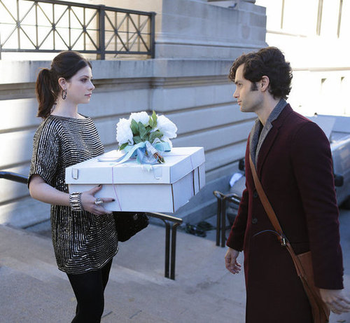 Georgina comes bearing an awfully big wedding gift.
Georgina comes bearing an awfully big wedding gift.