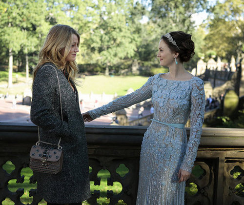 BFFs S and B have a moment before the "I dos."
BFFs S and B have a moment before the "I dos."