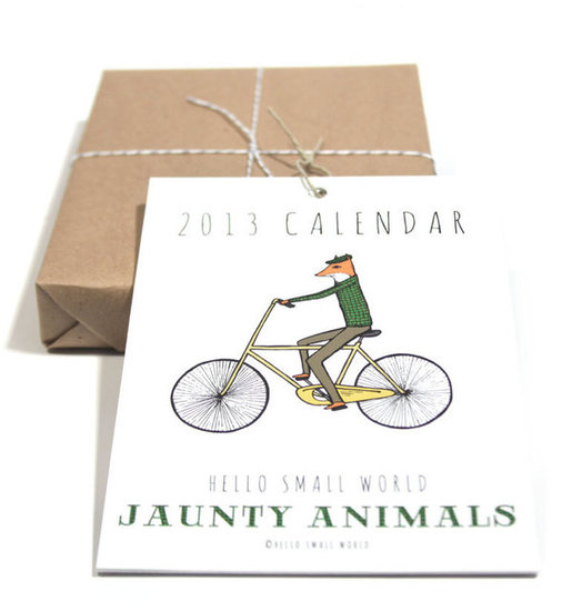 Hello Small World Jaunty Animals Calendar