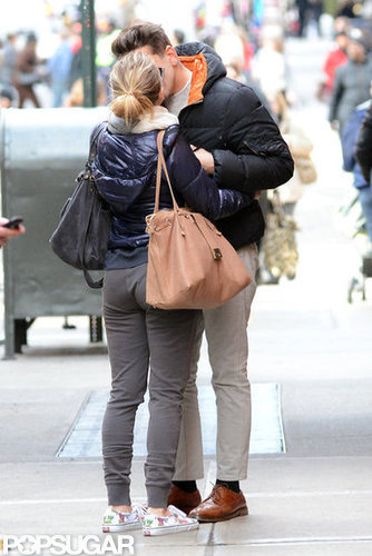 Scarlett Johansson and Romain Dauriac kissed in NYC.
Scarlett Johansson and Romain Dauriac kissed in NYC.