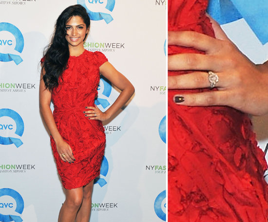 Camila Alves debuted her engagement ring on a red carpet in February following her holiday engagement to Matthew McConaughey. The piece features a large rose-cut diamond.
Camila Alves debuted her engagement ring on a red carpet in February following her holiday engagement to Matthew McConaughey. The piece features a large rose-cut diamond.