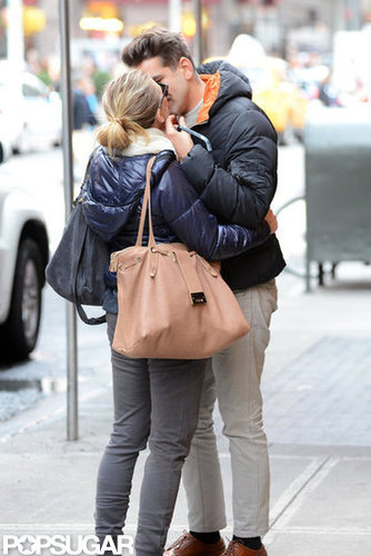 Scarlett Johansson Kisses Her New Man in NYC Scarlett Johansson Kisses Her New Man in NYC