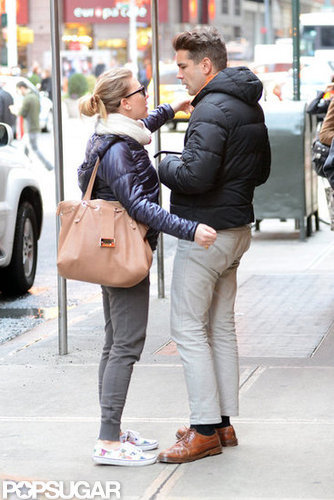 Scarlett Johansson Kisses Her New Man in NYC Scarlett Johansson Kisses Her New Man in NYC