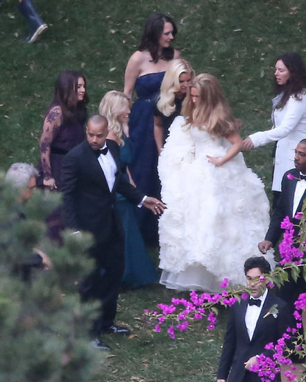 CaCee Cobb and Donald Faison married at Zach Braff's home.
CaCee Cobb and Donald Faison married at Zach Braff's home.