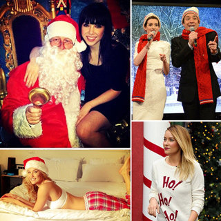 Pictures: Celebrities Get Into Christmas Spirit