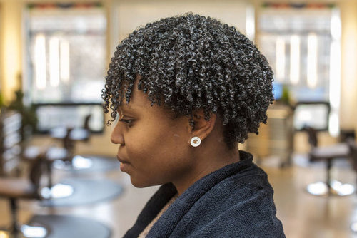 In order to distribute the product throughout the hair, rinse the entire head with a splash of water. Then, bend over and shake furiously. This will help separate curls, and each hair will fall naturally into place when you flip back over. Sit under a hood dryer until hair is completely dry (about 30 minutes).
In order to distribute the product throughout the hair, rinse the entire head with a splash of water. Then, bend over and shake furiously. This will help separate curls, and each hair will fall naturally into place when you flip back over. Sit under a hood dryer until hair is completely dry (about 30 minutes).
