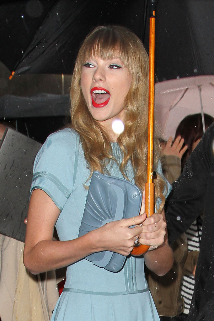 Taylor Swift attended the Elie Saab runway show during Paris Fashion Week in February 2012.
Taylor Swift attended the Elie Saab runway show during Paris Fashion Week in February 2012.