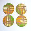 DIY Cork Painted Coasters