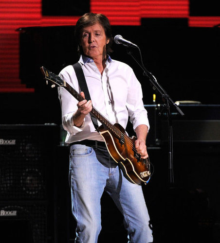Paul and Nirvana Play the 12/12/12 Show With Kanye, Chris, and More Stars Paul and Nirvana Play the 12/12/12 Show With Kanye, Chris, and More Stars