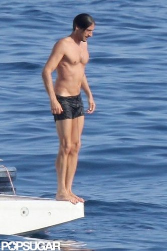 Adrien Brody's body was on display during a July trip to Saint-Tropez.
Adrien Brody's body was on display during a July trip to Saint-Tropez.