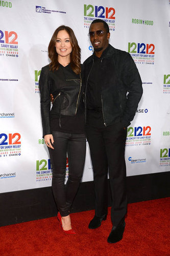 Olivia Wilde and Diddy smiled on the red carpet at the NYC event.
Olivia Wilde and Diddy smiled on the red carpet at the NYC event.