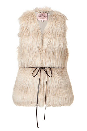 What better way to glam up your party look than with a very glamorous looking faux fur, like this Juicy Couture Natural Polar Vest with Belt ($189, originally $270).
What better way to glam up your party look than with a very glamorous looking faux fur, like this Juicy Couture Natural Polar Vest with Belt ($189, originally $270).
