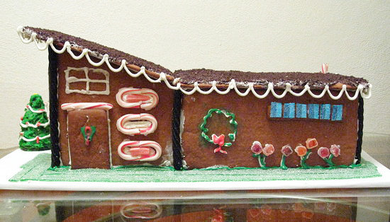Mid-Century Modern Gingerbread House Mid-Century Modern Gingerbread House