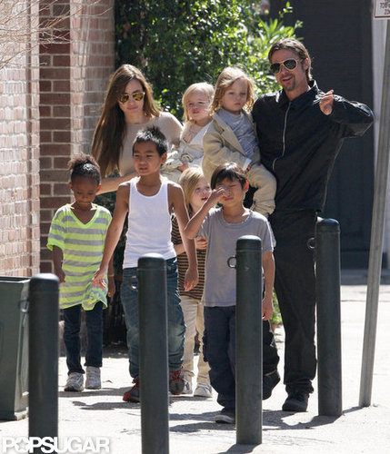 He and Angelina Jolie Sleep With Their Kids He and Angelina Jolie Sleep With Their Kids