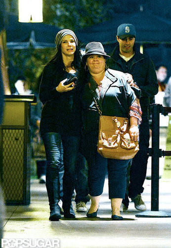 Sandra Bullock had her arm around Melissa McCarthy for a trip to Disneyland.
Sandra Bullock had her arm around Melissa McCarthy for a trip to Disneyland.